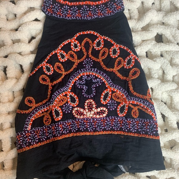 Free People GOA Tank/Crop Top Black - Picture 3 of 8